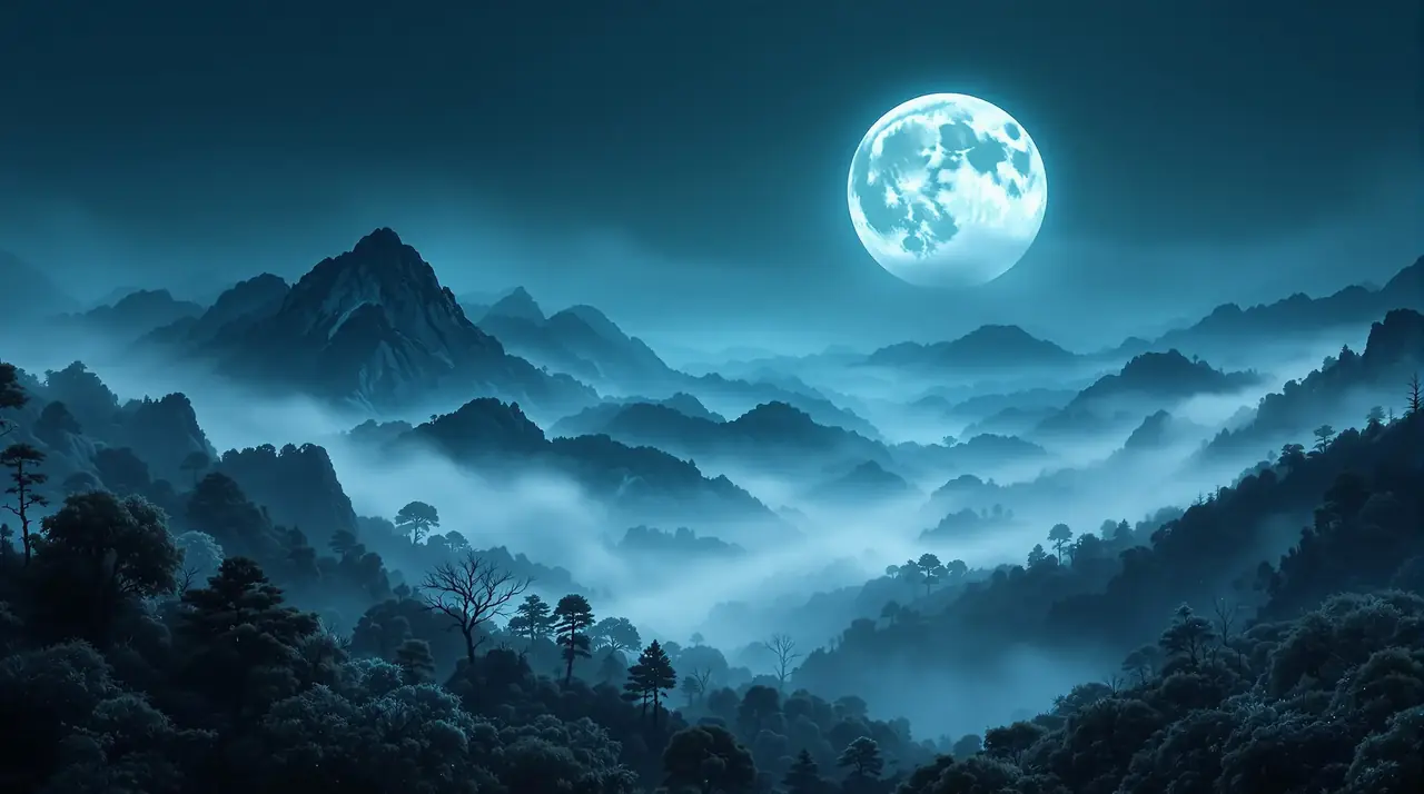 月下独酌 - 亚洲影视电影背景